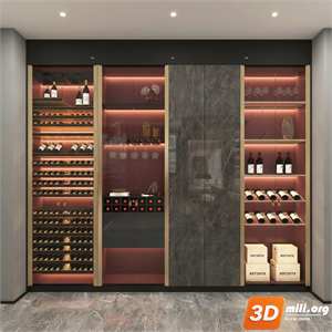 Wine cabinet Skp Files